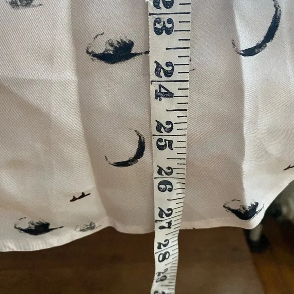 Anthropologie Nolita Silk Top Abstract Moon Print M